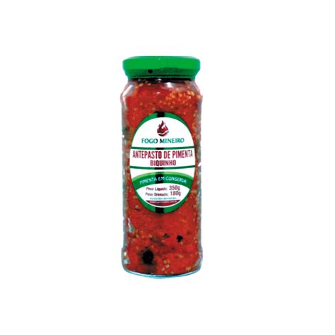 Pimenta Fogo Mineiro 350G Biquinho Tateno Supermercado