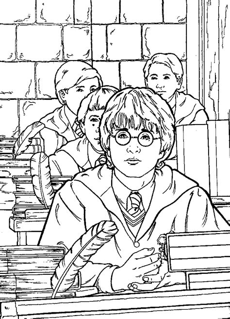 Coloriages A Imprimer Harry Potter Harry Potter Coloring Book Harry Images