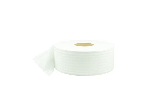 Toilet Paper Large Or Tissue Roll Sanitary Vertical And Household Close Up Detail Of Vertical