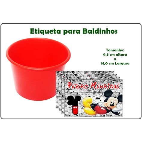 R Tulos Adesivos Para Balde De Pipoca Litro Mickey Shopee Brasil