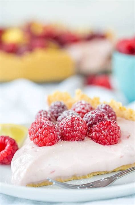 Creamy Sweet And Loaded With Fresh Berries This Lemon Raspberry No