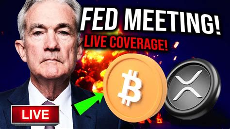 XRP BTC CRYPTO LIVE FOMC MEETING MASSIVE MOVE INCOMING