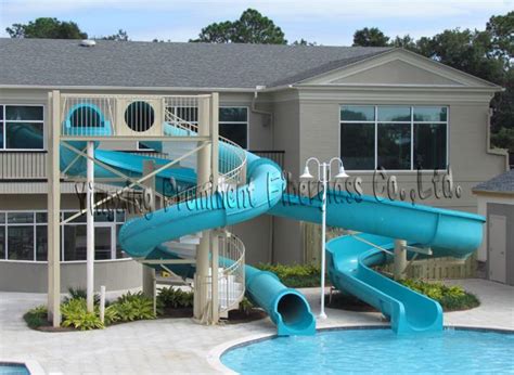 Private Swimming Pool Fiberglass Water Slide For Home Buy Water Slide