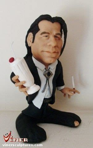 Funny Caricature Sculpture By Mike K Viner Gallery John Travolta