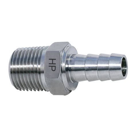 Stainless Steel HP Hose Fittings QRC Male Adaptor Size 1 2 Inch