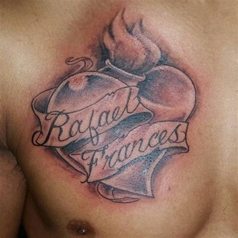 Beautiful Heart Tattoos with Names