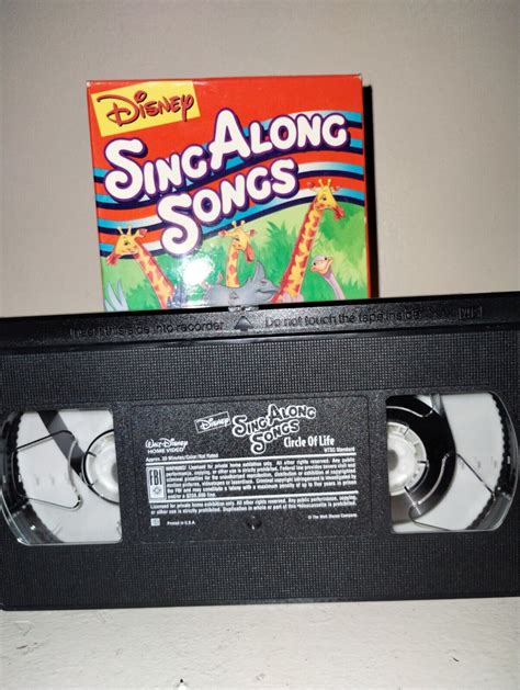 Disneys Sing Along Songs The Lion King Circle Of Life Vhs