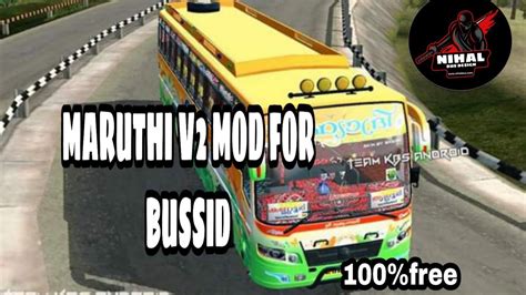 Maruthi V2 Mod For Bussid Date Fixed Vehicle All Details Youtube