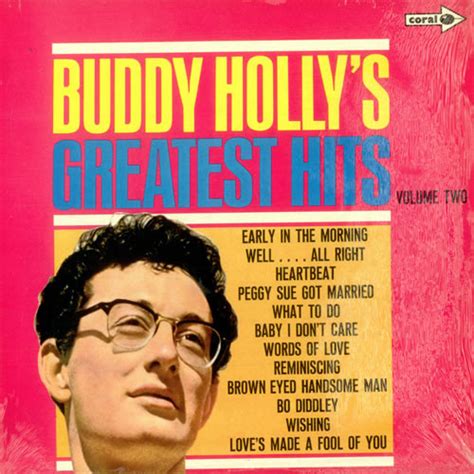 Buddy Holly Buddy Hollys Greatest Hits Volume Two Vinyl Discogs