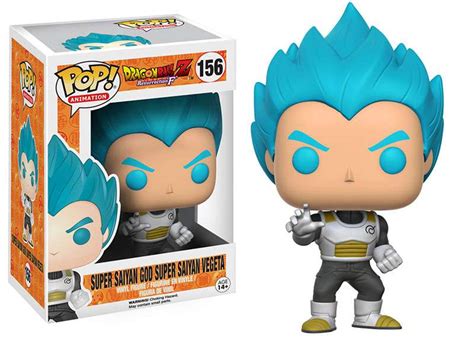 Funko Dragon Ball Z Pop Animation Super Saiyan God Super Saiyan Vegeta Vinyl Figure 156