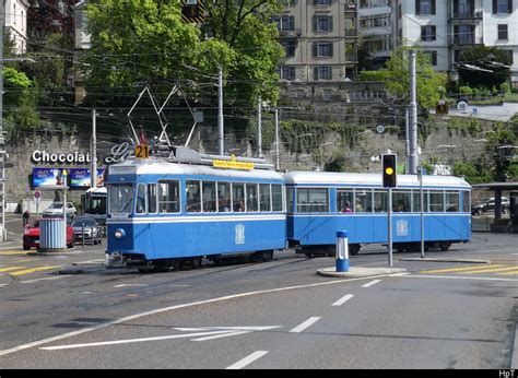 VBZ Tram Museum Zürich Historischer Triebwagen Be 4 4 1392 mit