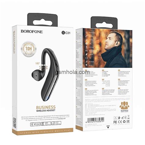 Borofone BC31 Auriculares Inalámbricos Negro – IBAO