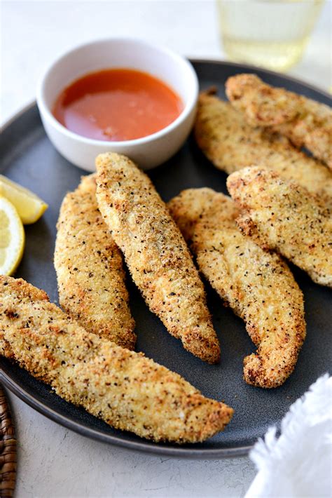 Air Fryer Lemon Pepper Chicken Tenders Simply Scratch