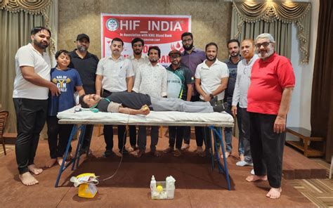 210 Units Of Blood Collected At HIF Indias 17th Blood Donation Camp In