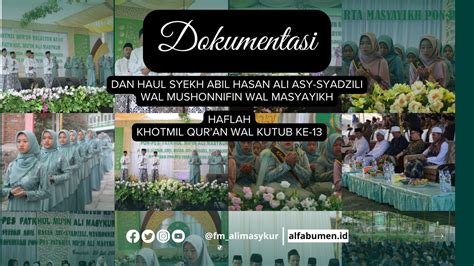 Khotmil Qur An Wal Kutub Ponpes Fatkhul Mu In Ali Masykur Tahun