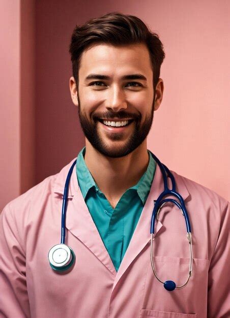 Premium Photo A Man With A Stethoscope Around His Neck