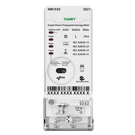 China Smart Prepaid Meter Single Phase Prepaid Electric Meter Prepaid