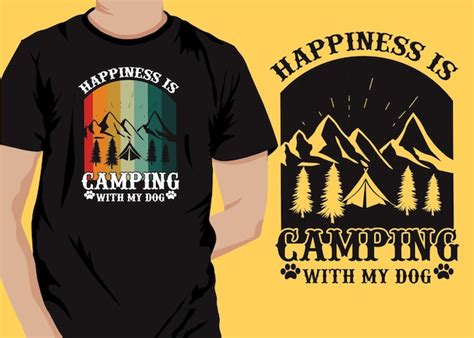 Vector De Dise O De Camiseta De Camping Vector Premium