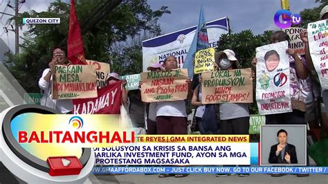 Ilang Grupo Nagkilos Protesta Sa Tanggapan Ng Da Kaugnay Sa Presyo Ng