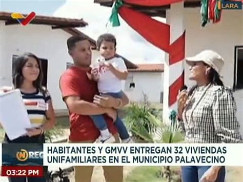 Gmvv Entrega Viviendas Unifamiliares En El Municipio Palavecino Del