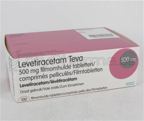 BVBA Apotheek Patrick Meysen 3990 Peer LEVETIRACETAM TEVA 500 MG 100 TABL