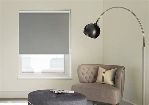 Verona Blackout Nimbus Grey Twistandfit Roller Blind 247blinds