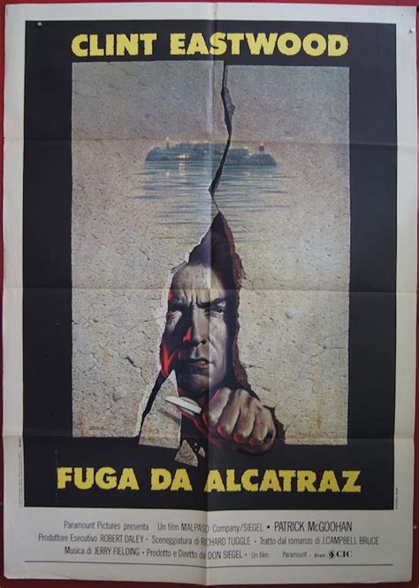 Escape from Alcatraz original Italian poster | MOVIE★INK. AMSTERDAM