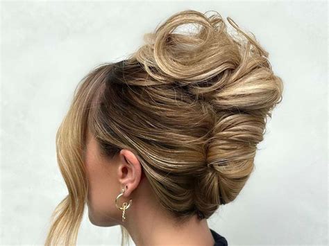 Side French Braid Updo