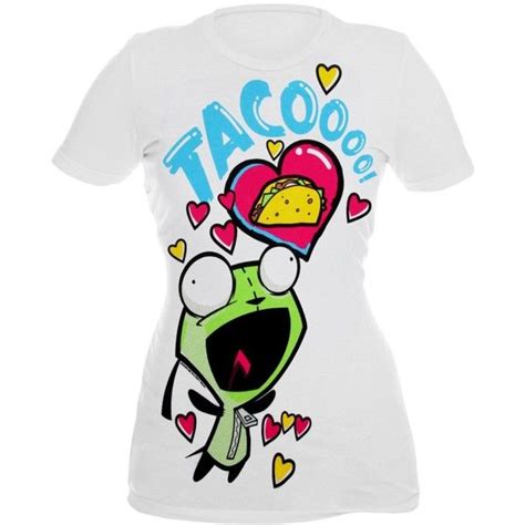 Hot Topic Gir Loves Tacos T Shirt 23 Liked On Polyvore Hot Topic