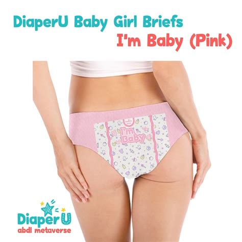 Abdl Adult Baby Girl Panties I M Baby Baby Pink Etsy Canada