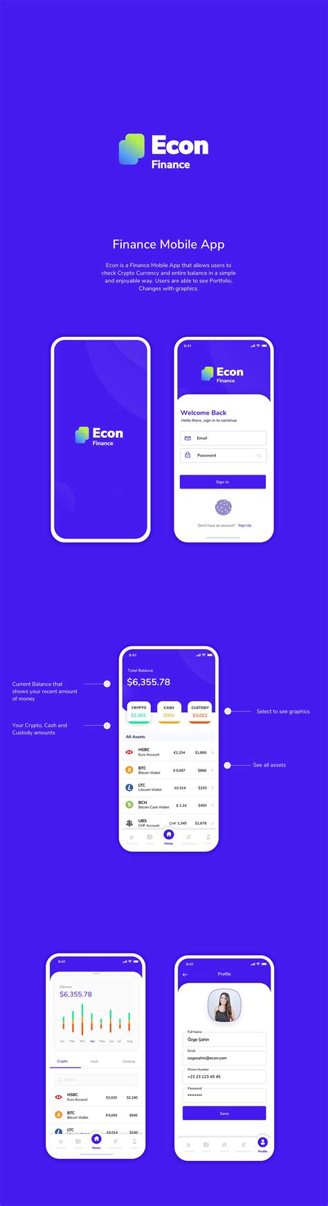 finance app  behance