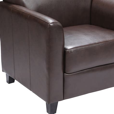 Best Buy Flash Furniture Hercules Diplomat Contemporary Leather Faux