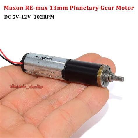 Swiss Maxon Re Micro Mm Coreless Planetary Gearbox Gear Motor Dc V