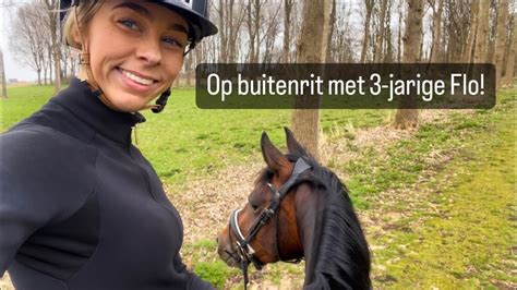 Zo Leer Je Een Jong Paard Wijken Buitenrit Les Zadelmak Maken Vlog