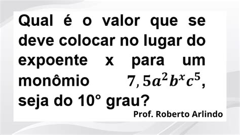 Qual é O Valor Que Se Deve Colocar No Lugar Do Expoente X Para Um