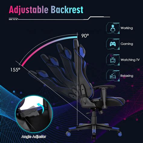 Racing Gamer Oyuncu Koltugu Gaming Chair Rgb Free Sample Reclining