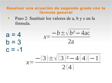 Ecuaciones Cuadraticas Con Formula General Abstractor