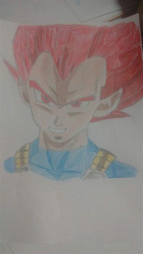 Dibujo De Vegeta Ssj God Dragon Ball Espa Ol Amino