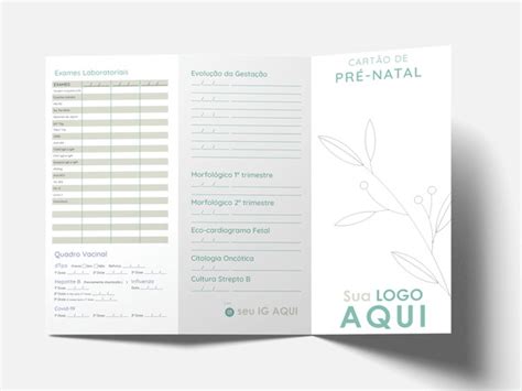 Caderneta Pre Natal A4 Completa Gestante Premium Completa Elo7