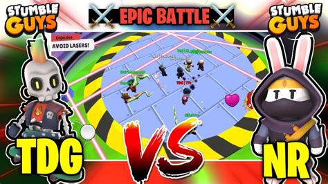 Tdg Vs Nr Epic Clan War Battle Stumble Guys Gameplay Hindi