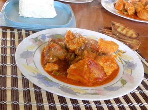 Chirino Me Kolokassi Pork Stew With Taro Kopiasteto Greek Hospitality