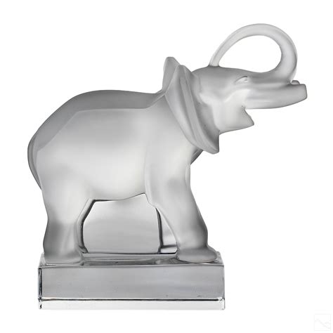 Lalique Crystal Elephant Figurine Mutualart