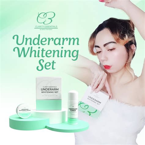 Underarm Whitening Set Underarm Whitening Toner And Cream Clarity