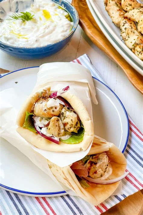 Easy Mediterranean Greek Chicken Souvlaki Daily