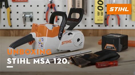 Akku Motorsäge STIHL MSA 120 Unboxing YouTube