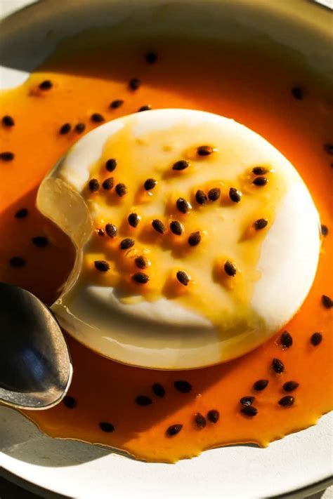 Passion Fruit Panna Cotta Whisper Of Yum