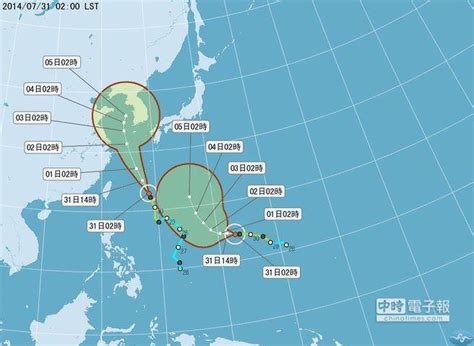 七夕雙颱來亂？今明有雨 生活新聞 中國時報