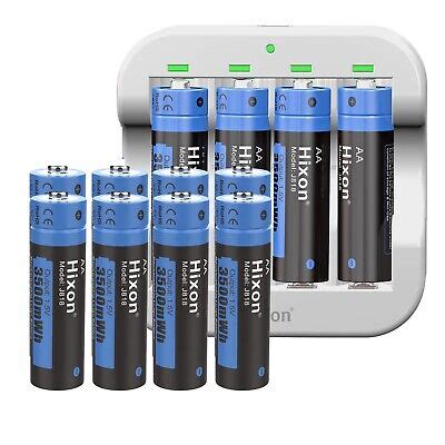 V Lithium Batteries Aa Rechargeable Mwh Li Ion Aa Aaa Charger