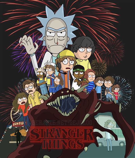 I Made A Stranger Things X Rick And Morty Fan Art Rstrangerthings