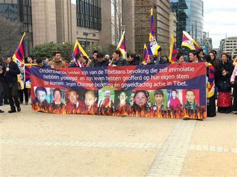 Tibetans Commemorate 59th Uprising Anniversary Before European